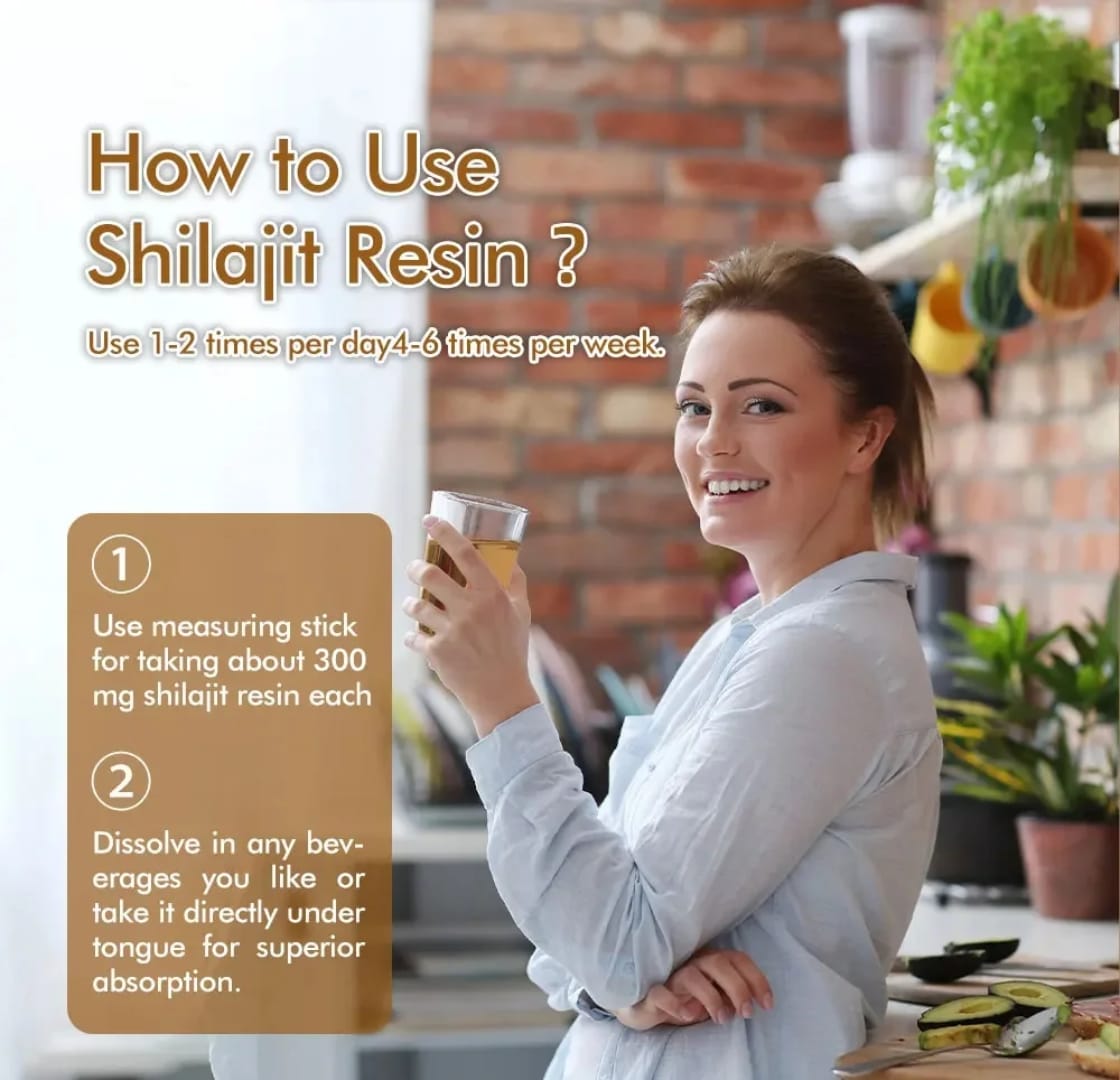 "Organic Shilajit Resin - Boost Stamina