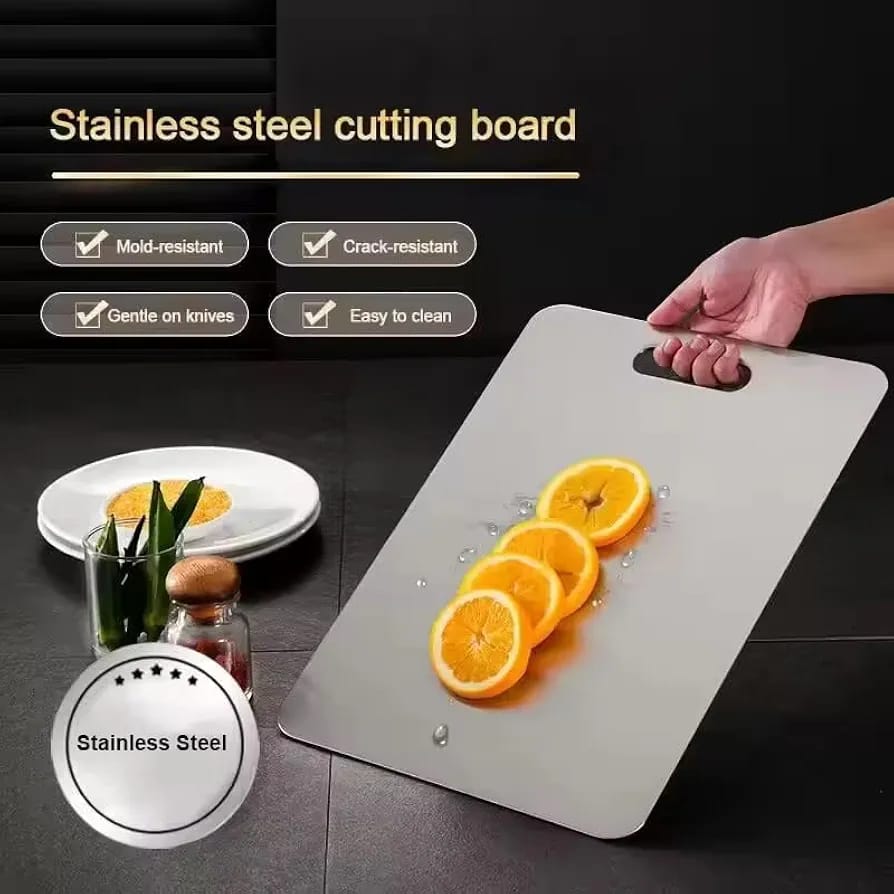 Titanium Chopping Board – Ultra-Durable, Knife-Friendly, Antibacterial Cutting Surface