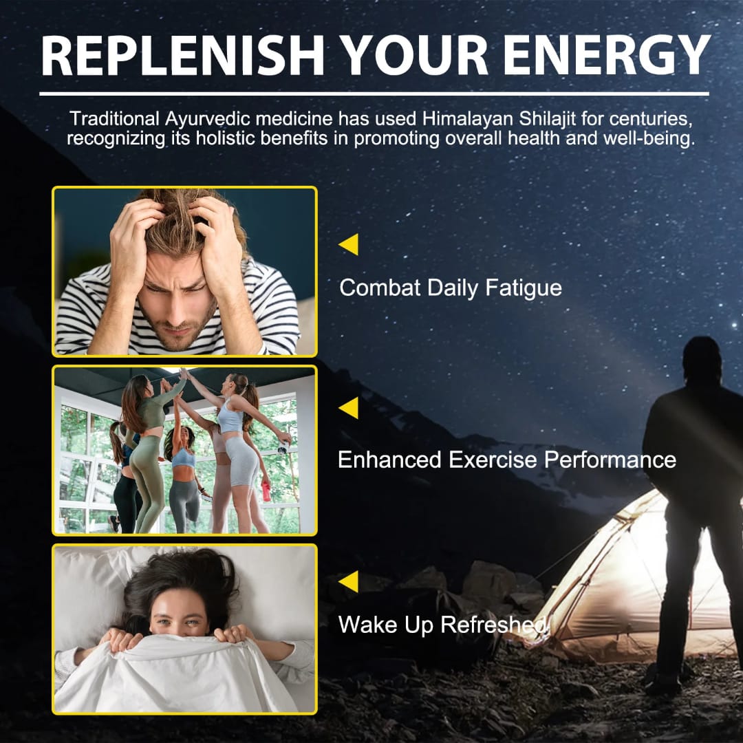 "Organic Shilajit Resin - Boost Stamina