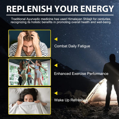"Organic Shilajit Resin - Boost Stamina